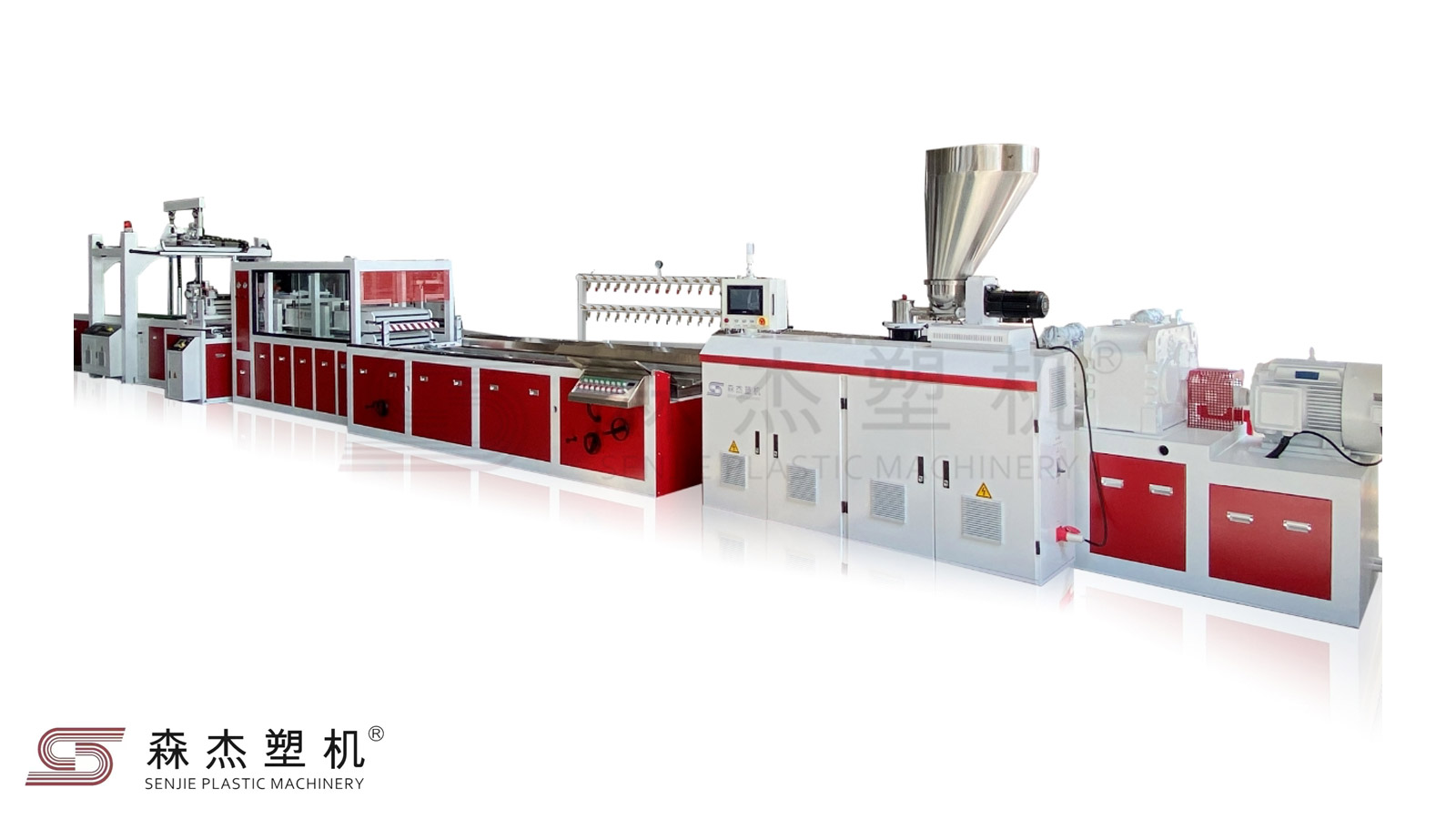 PVC竹木纖維護墻板設備生產線